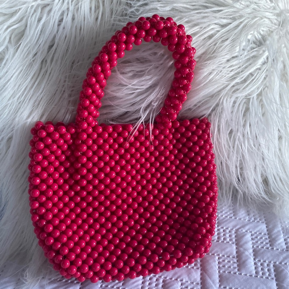 Zara bag - pink beaded